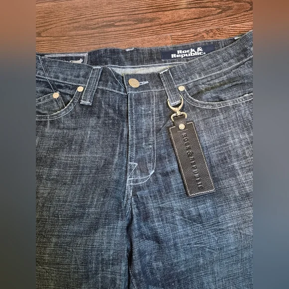 Rock & Republic Blue Denim Jeans - Picture 9 of 16